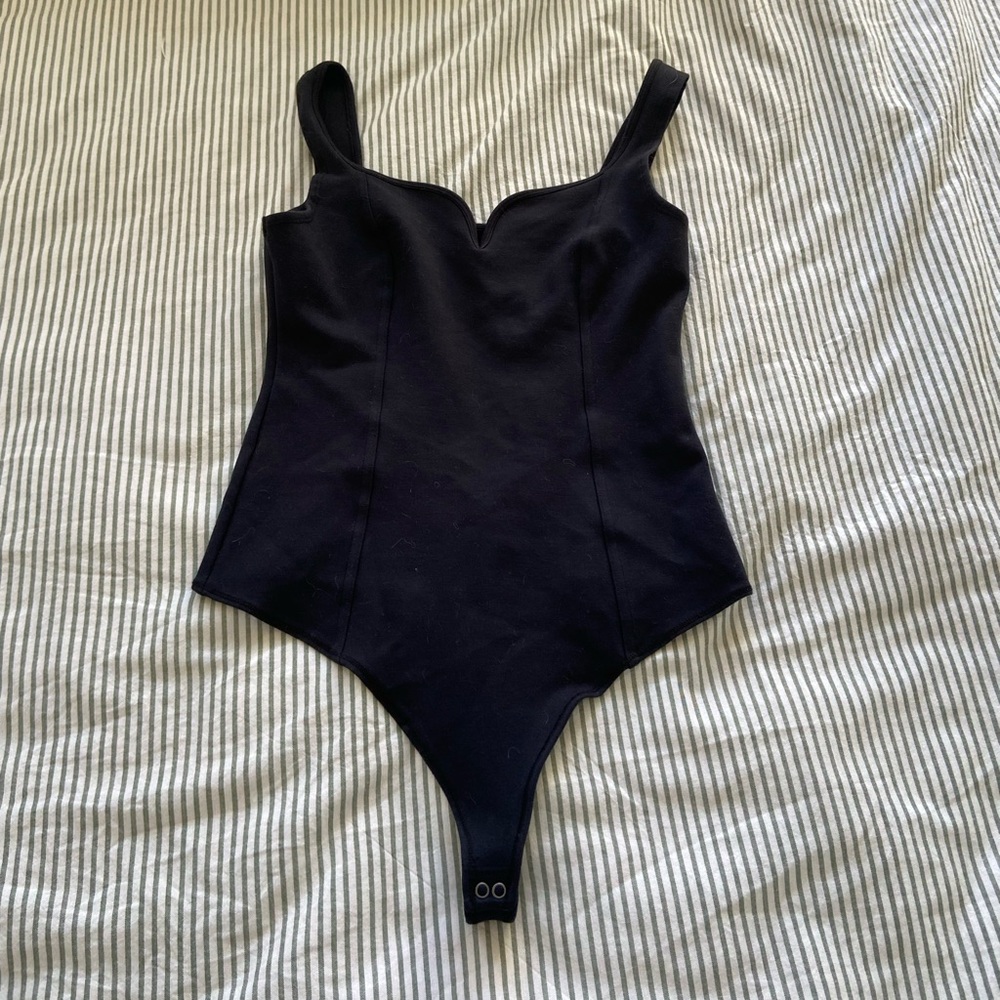 Abercrombie & Fitch Sweetheart Neckline Sleeveless Thong Bodysuit Size XS